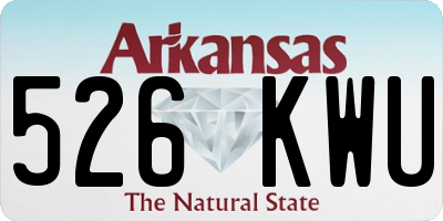 AR license plate 526KWU