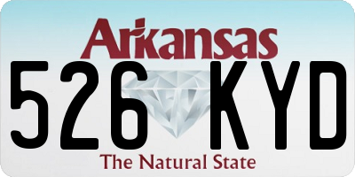 AR license plate 526KYD