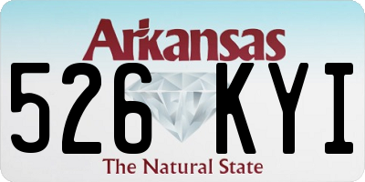 AR license plate 526KYI