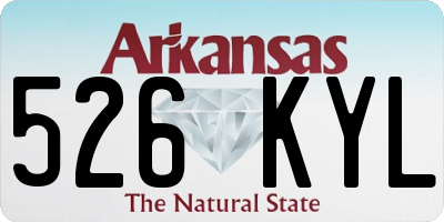 AR license plate 526KYL