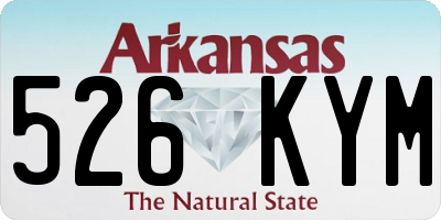 AR license plate 526KYM