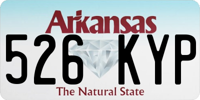 AR license plate 526KYP