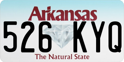 AR license plate 526KYQ