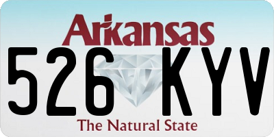 AR license plate 526KYV
