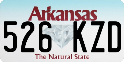 AR license plate 526KZD
