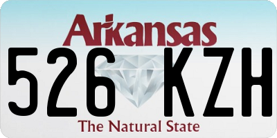 AR license plate 526KZH