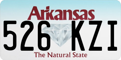 AR license plate 526KZI