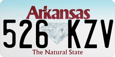 AR license plate 526KZV