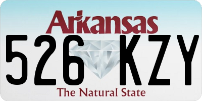 AR license plate 526KZY