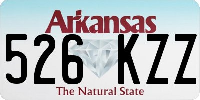 AR license plate 526KZZ