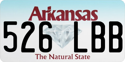 AR license plate 526LBB