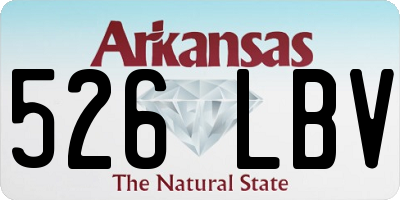 AR license plate 526LBV
