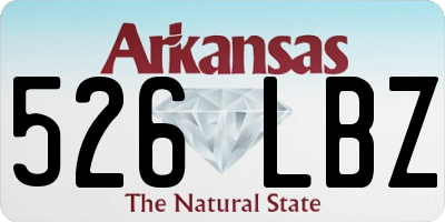AR license plate 526LBZ