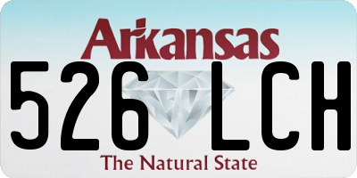 AR license plate 526LCH