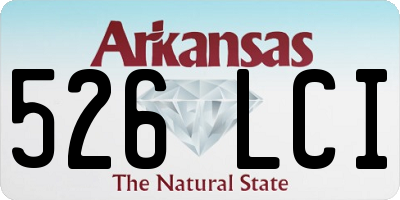AR license plate 526LCI