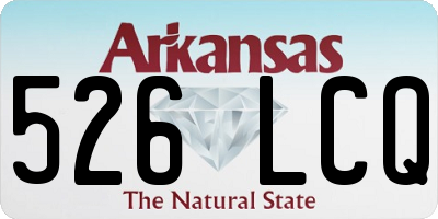 AR license plate 526LCQ