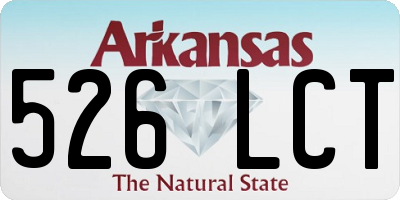 AR license plate 526LCT