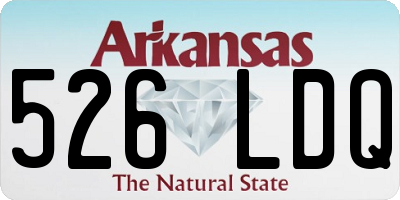 AR license plate 526LDQ