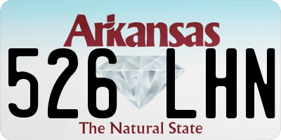 AR license plate 526LHN