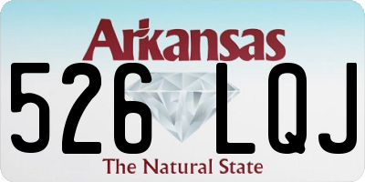 AR license plate 526LQJ