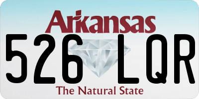 AR license plate 526LQR