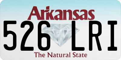 AR license plate 526LRI