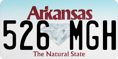AR license plate 526MGH
