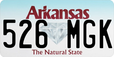 AR license plate 526MGK