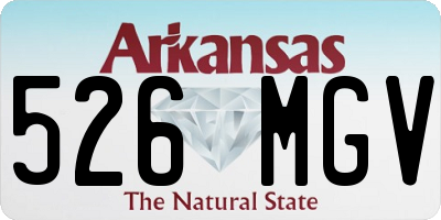 AR license plate 526MGV