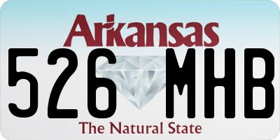 AR license plate 526MHB
