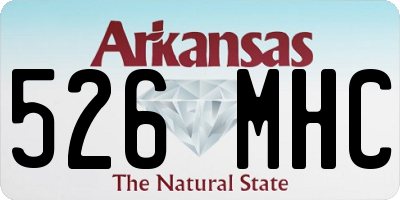 AR license plate 526MHC