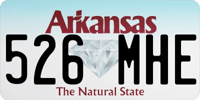 AR license plate 526MHE