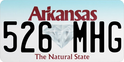 AR license plate 526MHG