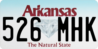 AR license plate 526MHK