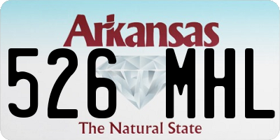 AR license plate 526MHL