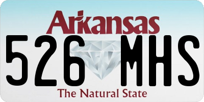 AR license plate 526MHS