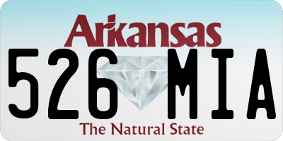 AR license plate 526MIA