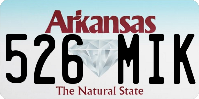 AR license plate 526MIK