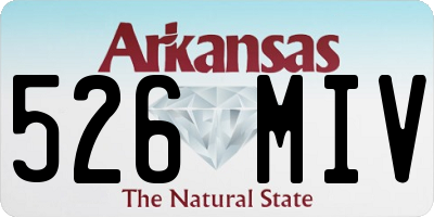 AR license plate 526MIV
