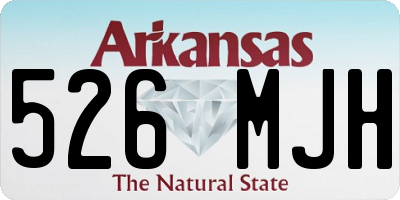 AR license plate 526MJH