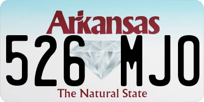 AR license plate 526MJO