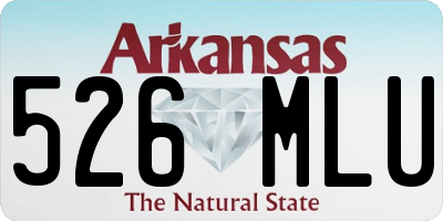 AR license plate 526MLU