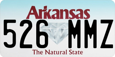 AR license plate 526MMZ