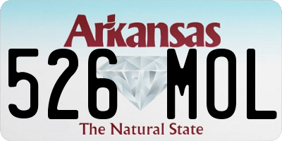 AR license plate 526MOL
