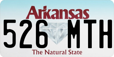 AR license plate 526MTH