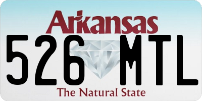 AR license plate 526MTL