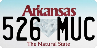 AR license plate 526MUC