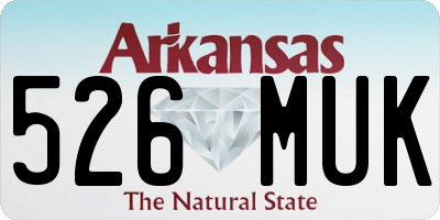 AR license plate 526MUK