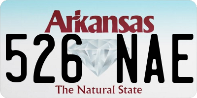 AR license plate 526NAE