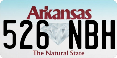 AR license plate 526NBH